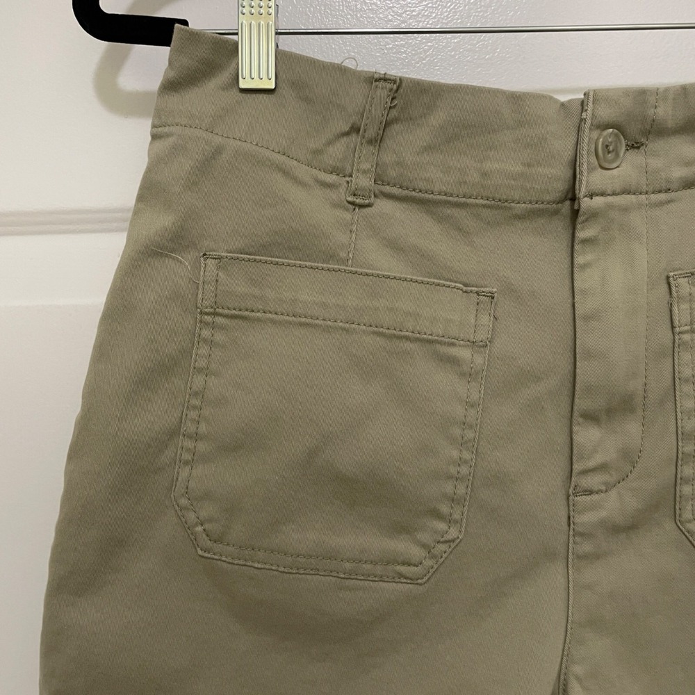 Bagatelle Shorts Women Size 12 Khaki Tan Utility High Rise Cotton Spandex Preppy - Picture 2 of 8